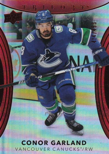 paralel karta CONOR GARLAND 22-23 Trilogy Common Red /499